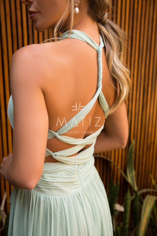M011 - VESTIDO MENTA FLUIDO - Image 3