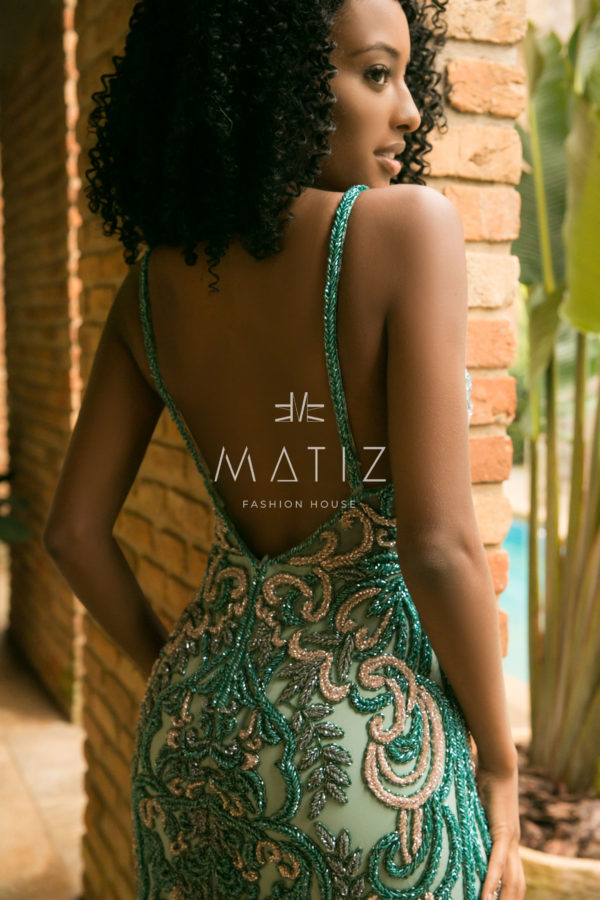 MK409F - VESTIDO FIORDO PEDRARIA - Image 3