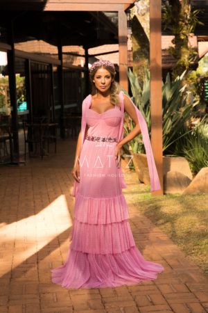 M003 - VESTIDO TULE ROSE