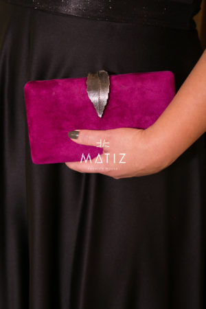 MC020 - CLUTCH PINK VELUDO