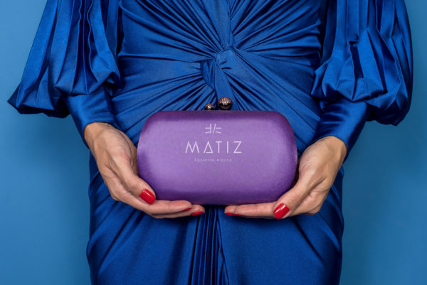 MC042 - CLUTCH ROXA RETANGULAR