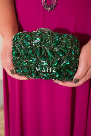 MC085 - CLUTCH VERDE PEDRARIA
