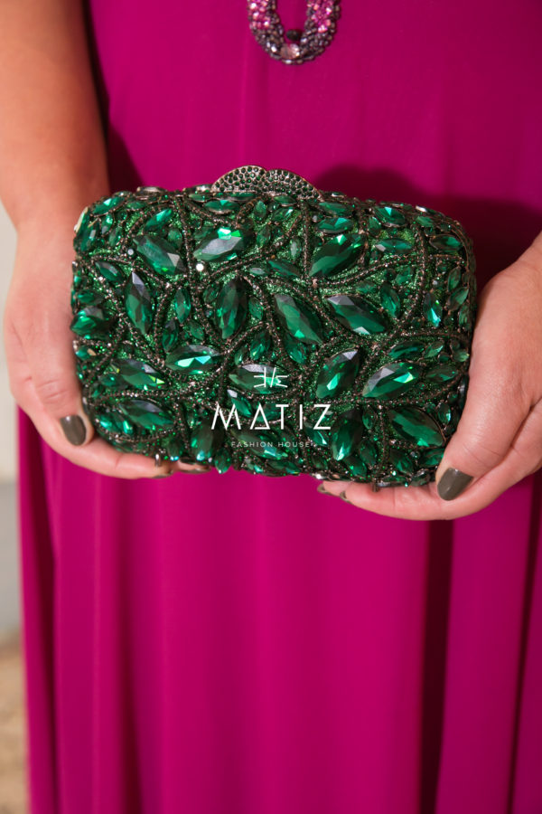 MC085 - CLUTCH VERDE PEDRARIA