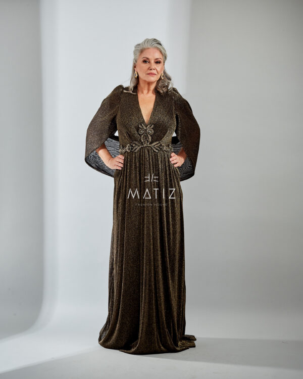 M143PR- VT PRETO LUREX