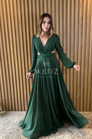 M201- VT VERDE VAZADO COSTAS