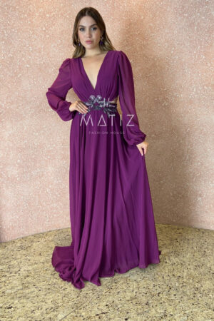 M203- VT ROXO VAZADO COSTAS