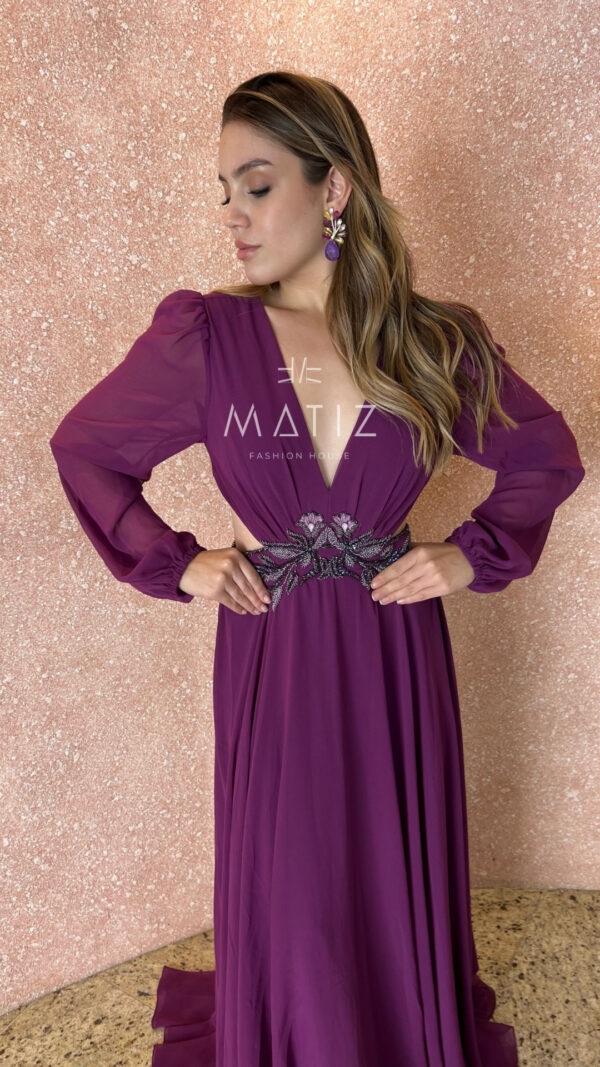 M203- VT ROXO VAZADO COSTAS - Image 3