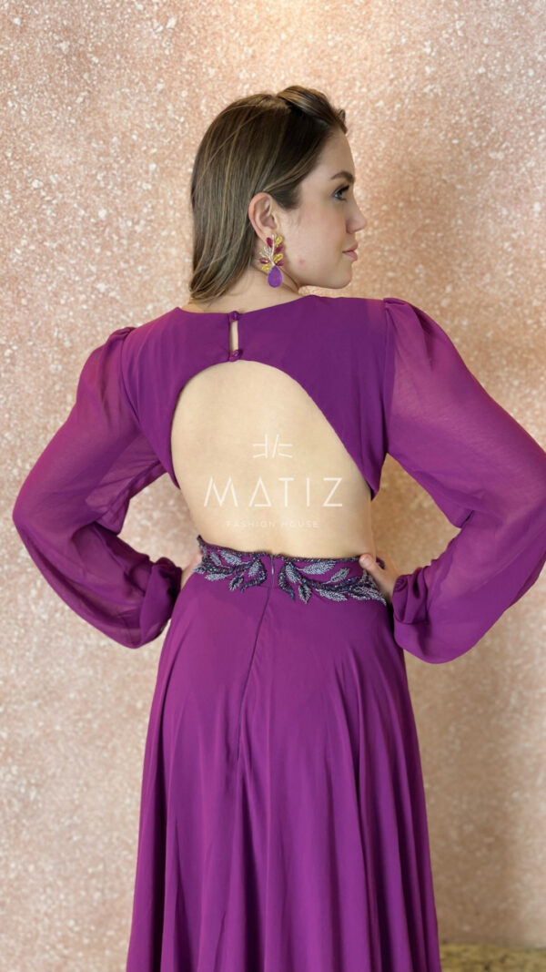 M203- VT ROXO VAZADO COSTAS - Image 2